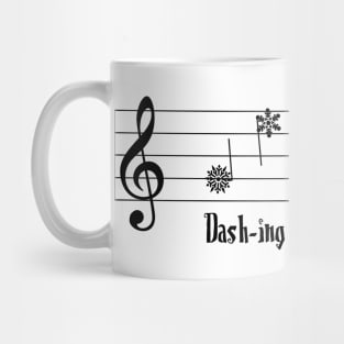 Snowflake Serenade (Dashing Through The Snow) Mug